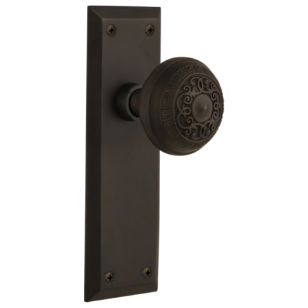 A large image of the Nostalgic Warehouse NYKEAD_DP_NK Oil-Rubbed Bronze