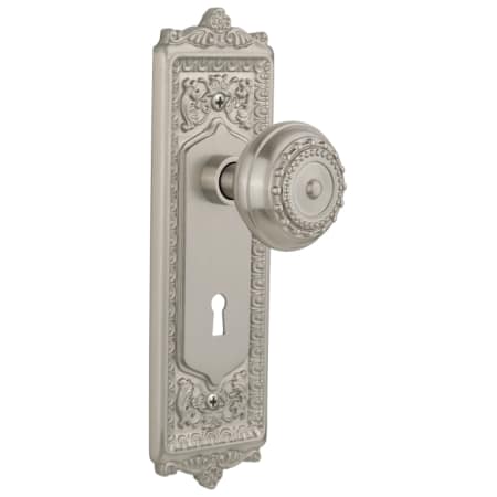 A large image of the Nostalgic Warehouse EADMEA_PRV_238_KH Satin Nickel