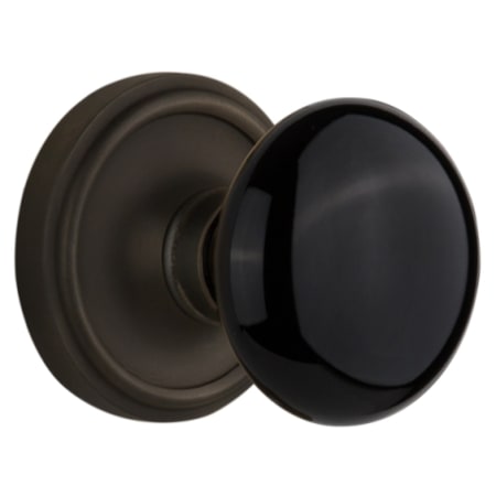 A large image of the Nostalgic Warehouse CLABLK_PSG_234_NK Oil-Rubbed Bronze