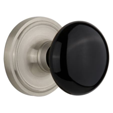 A large image of the Nostalgic Warehouse CLABLK_PSG_234_NK Satin Nickel