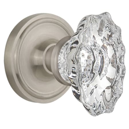 A large image of the Nostalgic Warehouse CLACHA_PSG_234_NK Satin Nickel