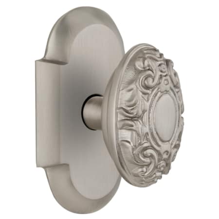 A large image of the Nostalgic Warehouse COTVIC_PSG_234_NK Satin Nickel