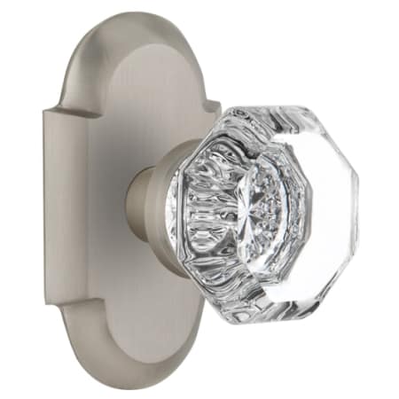 A large image of the Nostalgic Warehouse COTWAL_PSG_234_NK Satin Nickel