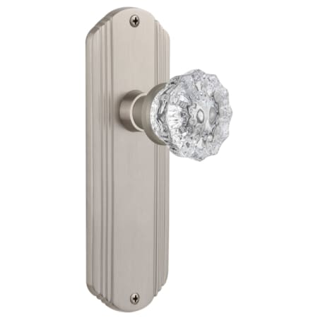 A large image of the Nostalgic Warehouse DECCRY_PSG_234_NK Satin Nickel