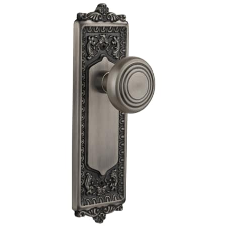 A large image of the Nostalgic Warehouse EADDEC_PSG_234_NK Antique Pewter