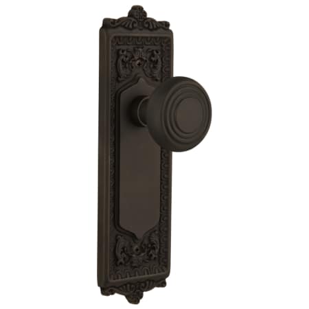 A large image of the Nostalgic Warehouse EADDEC_PSG_234_NK Oil-Rubbed Bronze