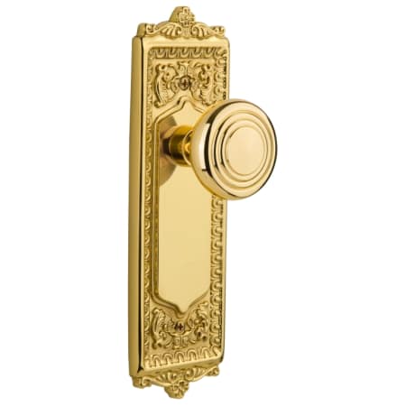 A large image of the Nostalgic Warehouse EADDEC_PSG_234_NK Polished Brass