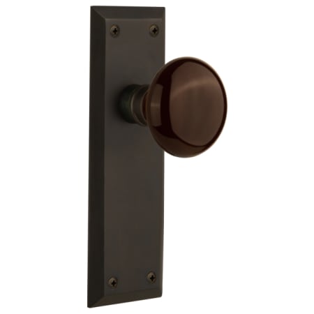 A large image of the Nostalgic Warehouse NYKBRN_PSG_234_NK Oil-Rubbed Bronze