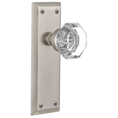 A large image of the Nostalgic Warehouse NYKWAL_PSG_234_NK Satin Nickel