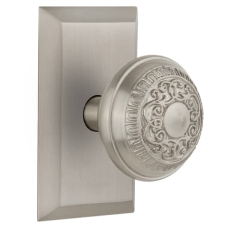 A large image of the Nostalgic Warehouse STUEAD_PSG_234_NK Satin Nickel