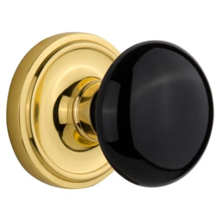 A large image of the Nostalgic Warehouse CLABLK_PSG_238_NK Polished Brass