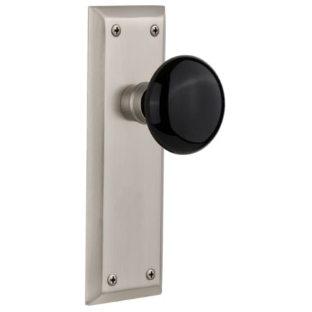 A large image of the Nostalgic Warehouse NYKBLK_PSG_238_NK Satin Nickel