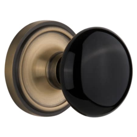 A large image of the Nostalgic Warehouse CLABLK_SD_NK Antique Brass