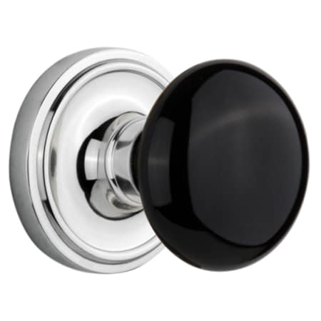 A large image of the Nostalgic Warehouse CLABLK_DP_NK Bright Chrome