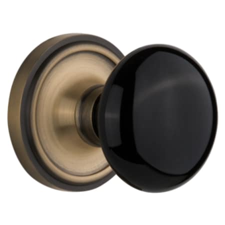 A large image of the Nostalgic Warehouse CLABLK_PRV_238_NK Antique Brass