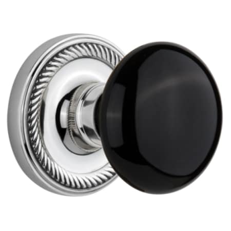 A large image of the Nostalgic Warehouse ROPBLK_PRV_238_NK Bright Chrome