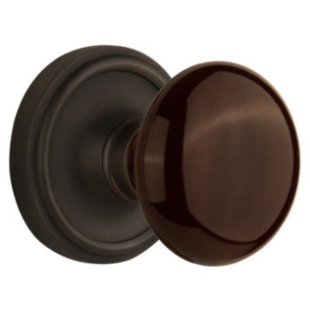 A large image of the Nostalgic Warehouse CLABRN_PSG_238_NK Oil-Rubbed Bronze