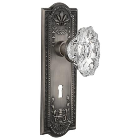 A large image of the Nostalgic Warehouse MEACHA_PSG_234_KH Antique Pewter