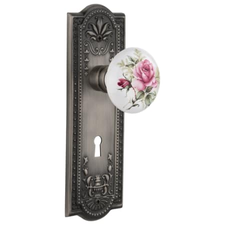 A large image of the Nostalgic Warehouse MEAROS_DP_KH Antique Pewter
