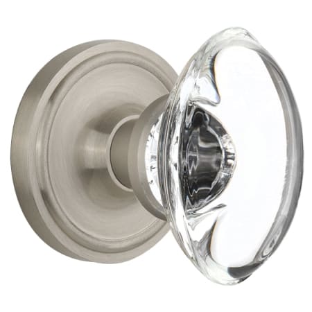 A large image of the Nostalgic Warehouse CLAOCC_SD_NK Satin Nickel