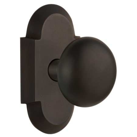 A large image of the Nostalgic Warehouse COTNYK_PSG_238_NK Oil-Rubbed Bronze