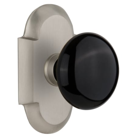 A large image of the Nostalgic Warehouse COTBLK_PSG_238_NK Satin Nickel