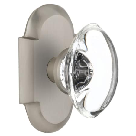 A large image of the Nostalgic Warehouse COTOCC_DP_NK Satin Nickel