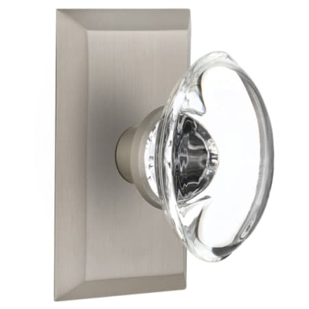 A large image of the Nostalgic Warehouse STUOCC_DP_NK Satin Nickel