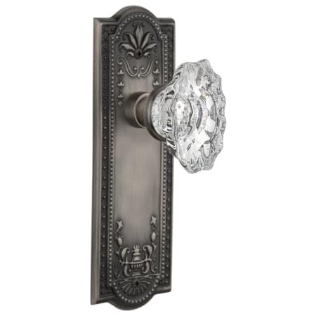 A large image of the Nostalgic Warehouse MEACHA_DP_NK Antique Pewter