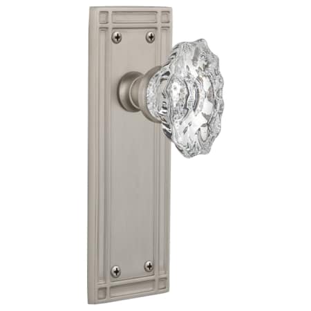 A large image of the Nostalgic Warehouse MISCHA_DP_NK Satin Nickel