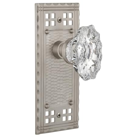 A large image of the Nostalgic Warehouse CRACHA_DP_NK Satin Nickel