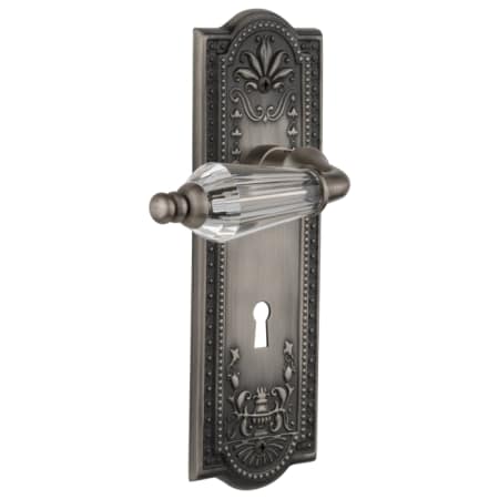 A large image of the Nostalgic Warehouse MEAPRL_MRT_214_KH Antique Pewter