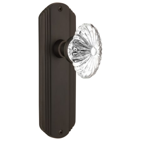 A large image of the Nostalgic Warehouse DECOFC_PRV_234_NK Oil-Rubbed Bronze