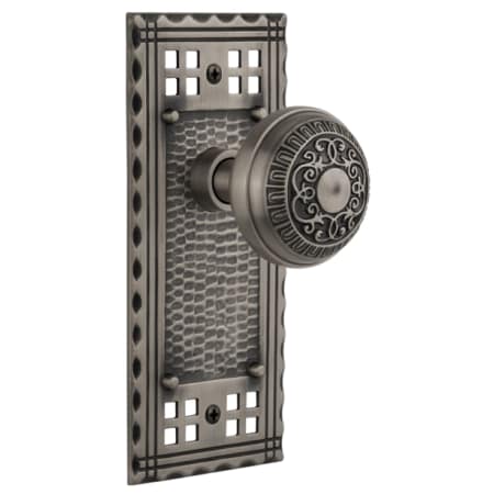 A large image of the Nostalgic Warehouse CRAEAD_DP_NK Antique Pewter