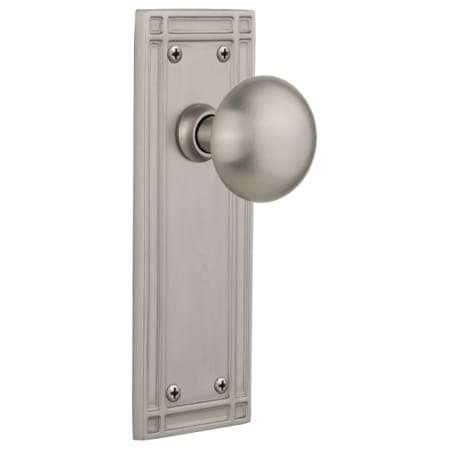 A large image of the Nostalgic Warehouse MISNYK_PSG_238_NK Satin Nickel