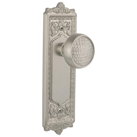 A large image of the Nostalgic Warehouse EADCRA_PRV_238_NK Satin Nickel