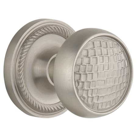 A large image of the Nostalgic Warehouse ROPCRA_MRT_214_KH Satin Nickel