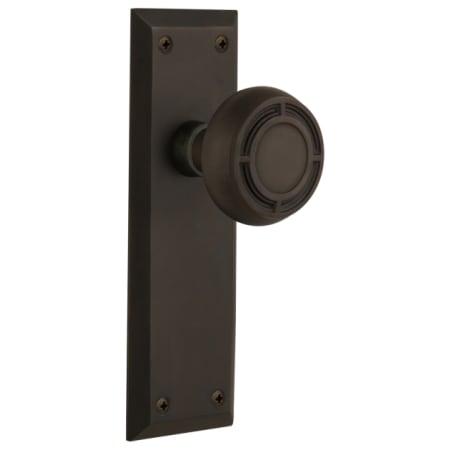 A large image of the Nostalgic Warehouse NYKMIS_DP_NK Oil-Rubbed Bronze
