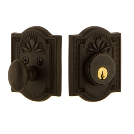 A large image of the Nostalgic Warehouse MEAMEA_1CYL_234_NA Oil-Rubbed Bronze