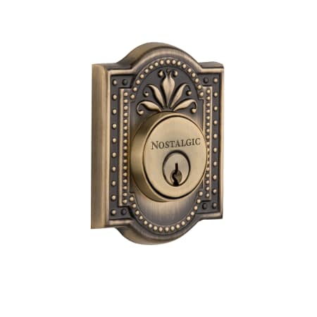 A large image of the Nostalgic Warehouse MEAMEA_2CYL_234_NA Antique Brass