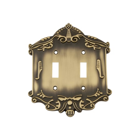 A large image of the Nostalgic Warehouse VIC_SWPLT_T2 Antique Brass