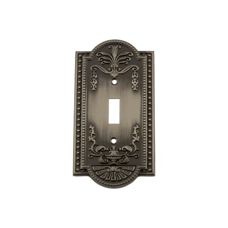 A large image of the Nostalgic Warehouse MEA_SWPLT_T1 Antique Pewter