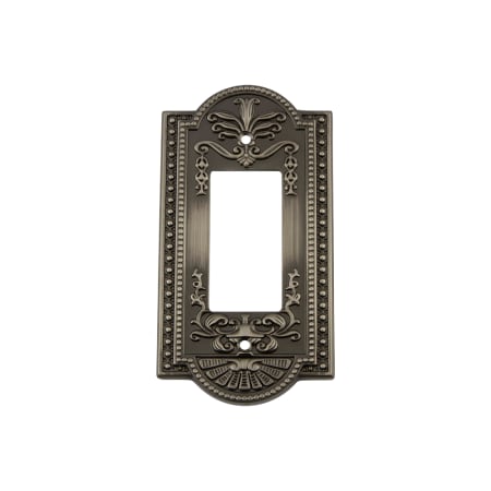 A large image of the Nostalgic Warehouse MEA_SWPLT_R1 Antique Pewter