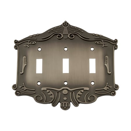 A large image of the Nostalgic Warehouse VIC_SWPLT_T3 Antique Pewter