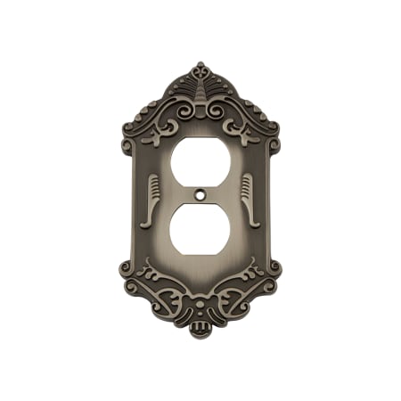 A large image of the Nostalgic Warehouse VIC_SWPLT_D Antique Pewter