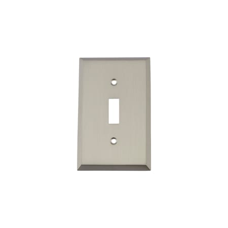 A large image of the Nostalgic Warehouse NYK_SWPLT_T1 Satin Nickel