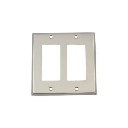 A large image of the Nostalgic Warehouse NYK_SWPLT_R2 Satin Nickel