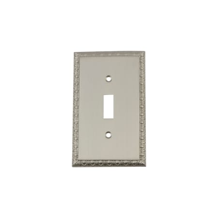 A large image of the Nostalgic Warehouse EAD_SWPLT_T1 Satin Nickel