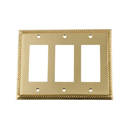 A large image of the Nostalgic Warehouse ROP_SWPLT_R3 Unlacquered Brass