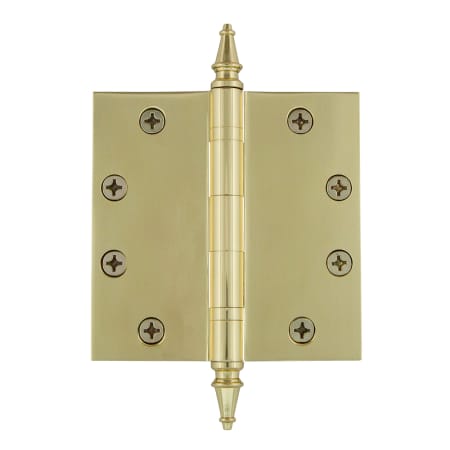 A large image of the Nostalgic Warehouse STEHNG_SQ_AR_HD_412 Polished Brass